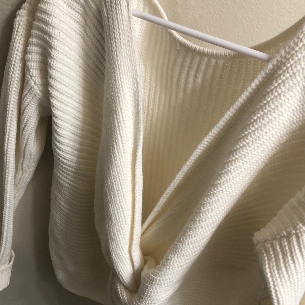 Roxy Open Back Sweater